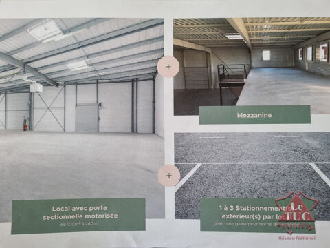 Local 112 M2 et parking 149 850 Euros à PIOLENC N7 149850 84420 Piolenc