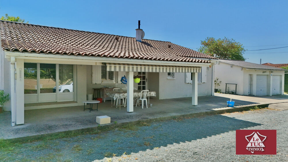 Vente Maison Maison de plain pied avec double garage et dépendance. Lacaussade