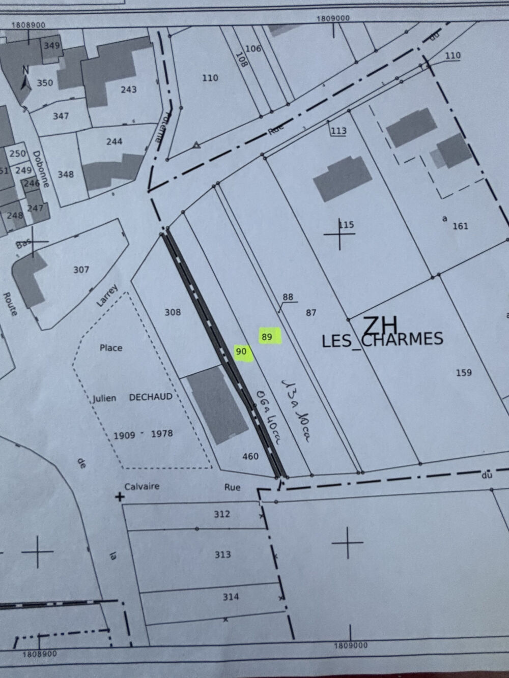 Vente Terrain POINCON LES LARREY (21130) Terrains avec bois et taillis de 14638 m2 dont 2000m2 proche des habitations. Poincon les larrey