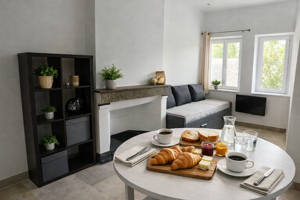 Location Appartement Studio meubl� enti�rement r�nov�   23m2 Bagnols sur ceze