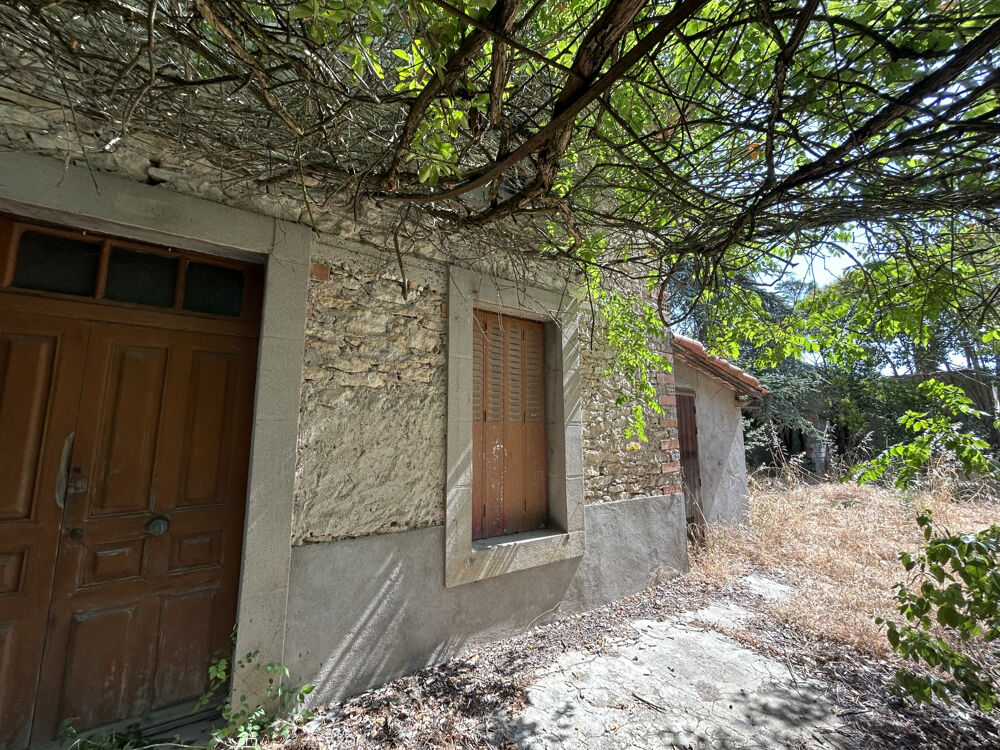 Vente Maison À Bram (11), maison en pierres apparentes à aménager sur un beau terrain de 3300 m2 constructible. Bram