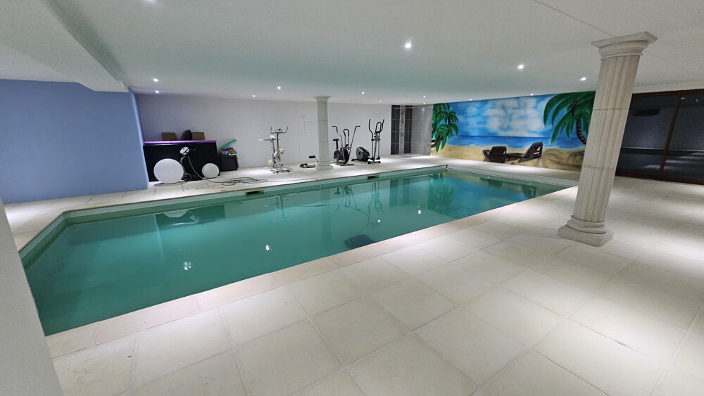 A 40 minutes de Lyon 8, belle villa de 450m2 avec piscine intérieure sur 3 224 m2 de terrain clos