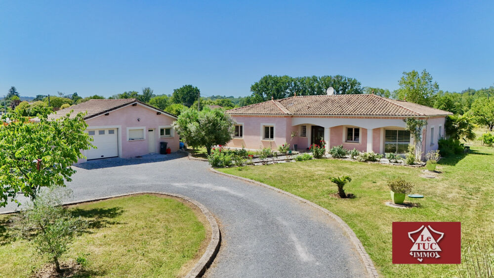 Maison contemporaine, 3 chambres avec garage et terrain
