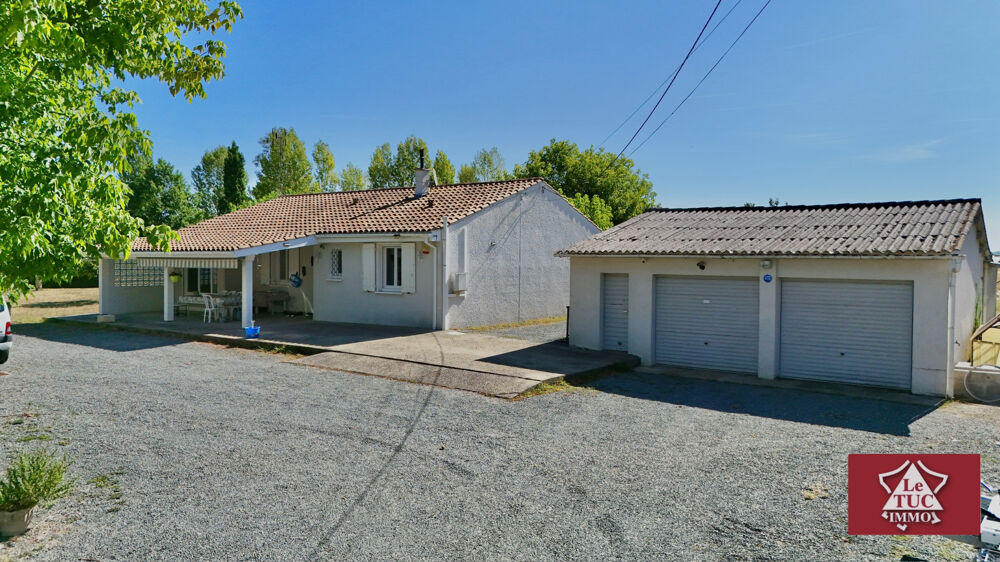 Vente Maison Maison de plain pied avec double garage et dépendance. Lacaussade