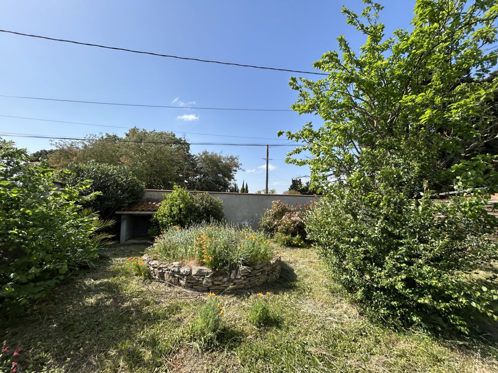 Quartier calme : Villa plain pied spacieuse 5 chambres avec jardin à Bram