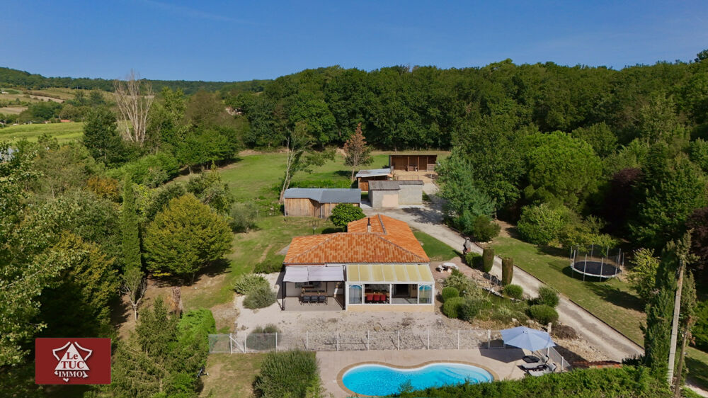 Vente Maison Maison de plain pied, piscine chauffée avec installations équestres St sylvestre sur lot