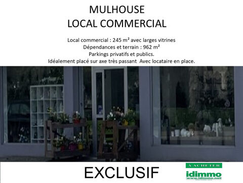 A vendre en Exclusivité, local commercial avec locataire à Mulhouse 577500 68100 Mulhouse