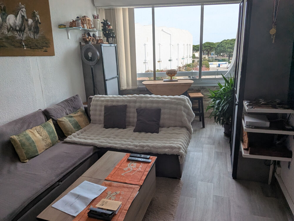 Vente Appartement Studio bien aménagé avec parking à Port Camargue Plages Sud. Le grau du roi