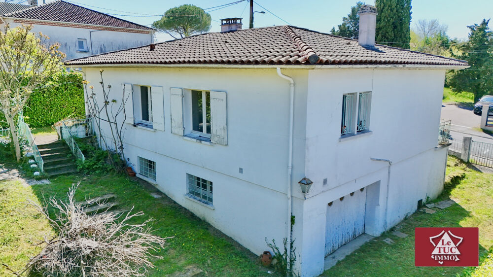 Vente Maison Villa avec grand garage et jardin. Penne d agenais