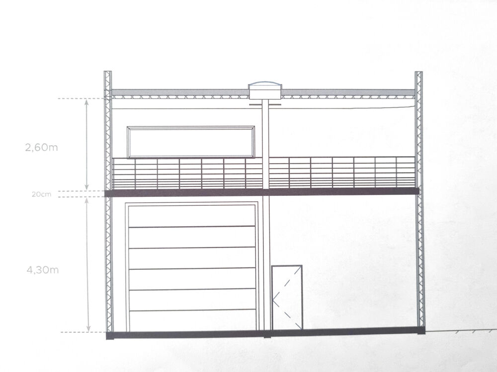 Vente Autre Local 202 m2 avec plusieurs place parking à Piolenc(84) Piolenc