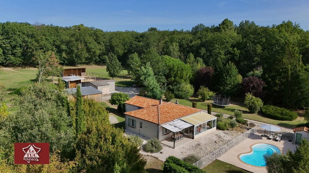 Vente Maison Maison de plain pied, piscine chauffée avec installations équestres St sylvestre sur lot