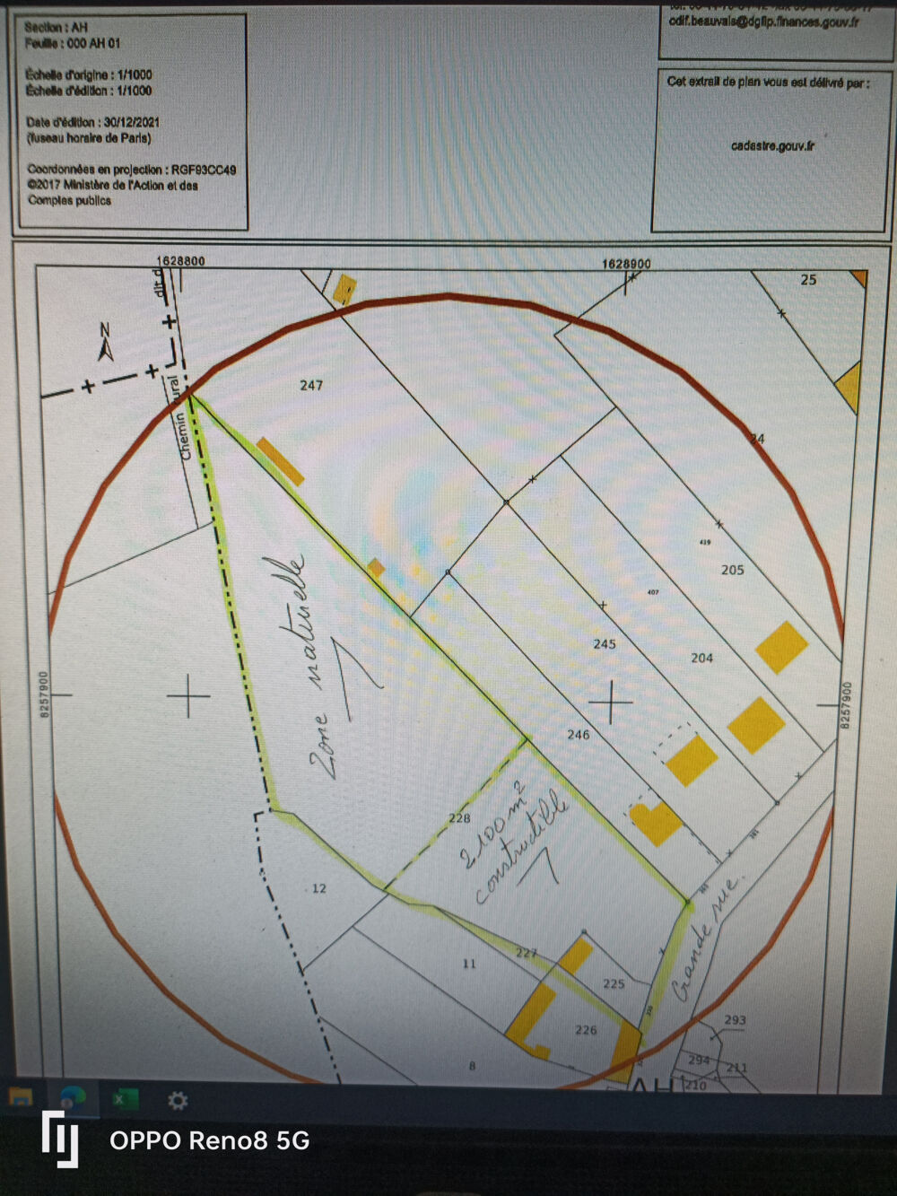 Vente Terrain SUPERBE TERRAIN A BATIR VIABILISE DE 6200 M2 DONT UN TIER EST CONSTRUCTIBLE POUR PLUSIEURS MAISONS Troissereux