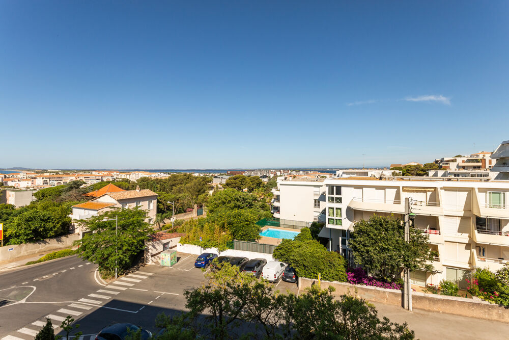 VENTE TYPE 3 VUE DEGAGEE + CELLIER + GARAGE QUARTIER CORNICHE A SETE