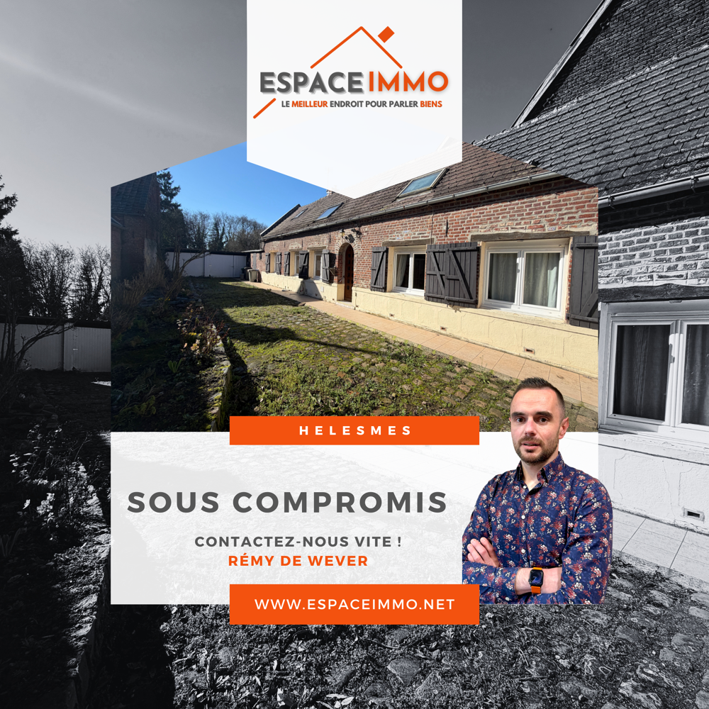 Charme et potentiel à Helesmes : longère individuelle avec dépendance et jardin clos