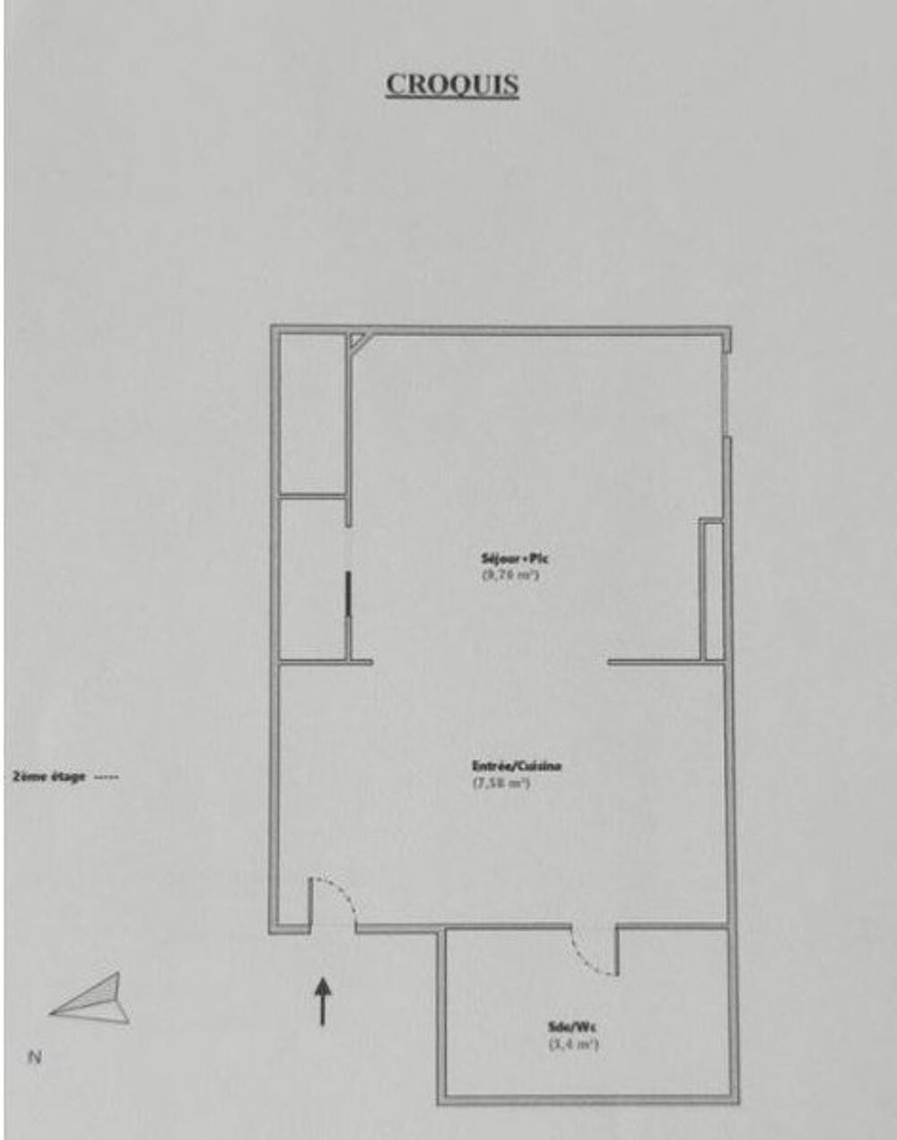 location Appartement - 1 pièce(s) - 21 m² Marseille 4
