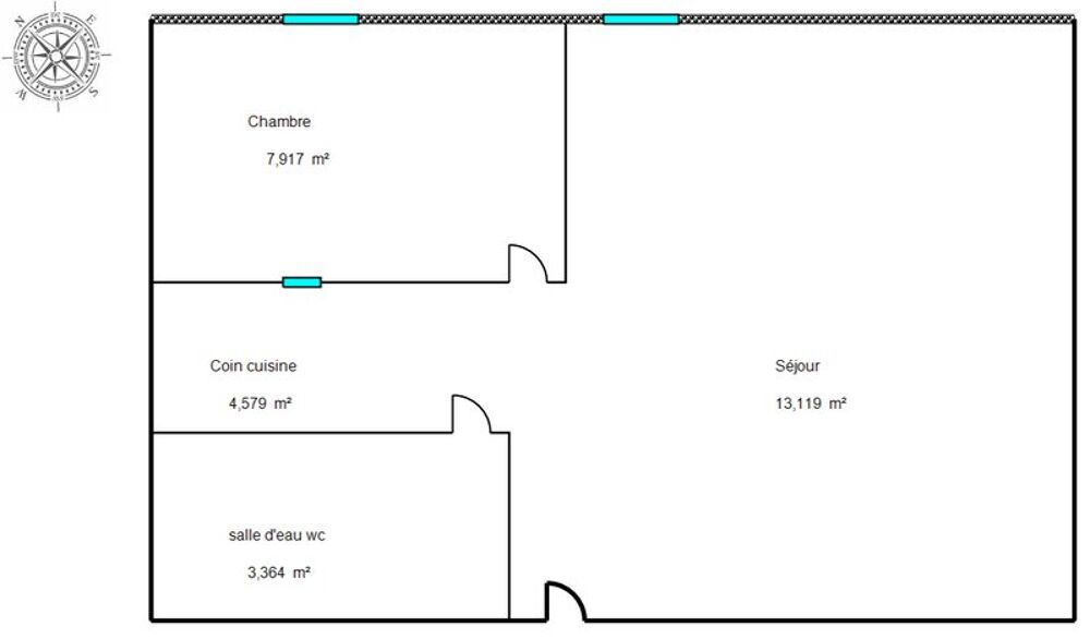location Appartement - 2 pièce(s) - 32 m² Aubagne (13400)