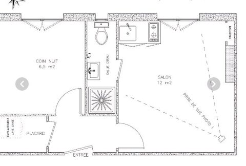  Appartement � louer 1 pi�ce 24 m�