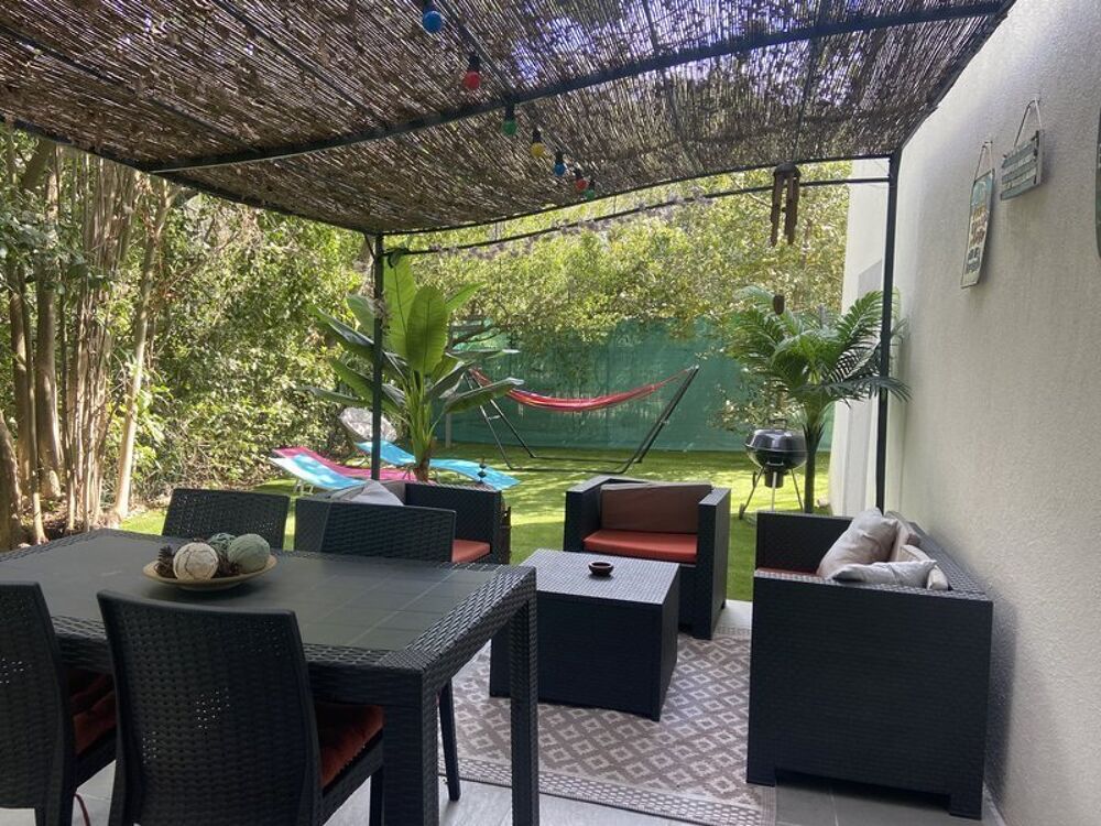 AUBAGNE - MAISON T2 MEUBLÉE AVEC TERRASSE, JARDIN ET PAR....