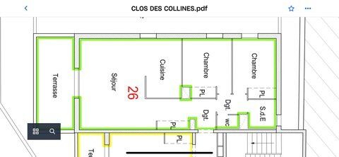  Appartement � louer 3 pi�ces 64 m�