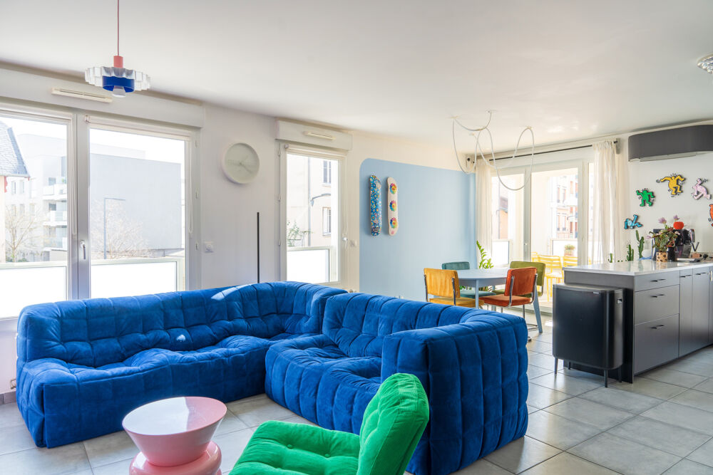 Grand T3 avec balcon et double garage en BRS - Villeurbanne/Charpennes