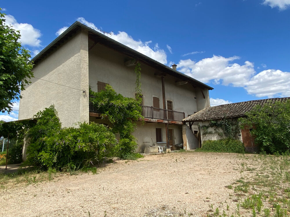 Vente Ferme CRECHES SUR SAONE A  3 MINUTES DANS L'AIN -  FERME A RENOVER 130 M2  - DEPENDANCES  100 M2-  TERRAIN 4442 M2 Creches sur saone
