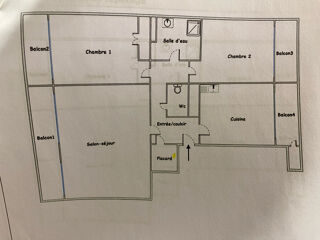  Appartement � vendre 3 pi�ces 68 m�