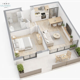  Appartement � vendre 2 pi�ces 43 m�