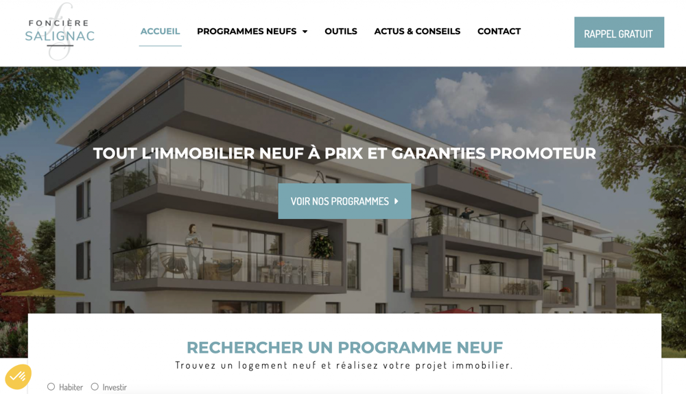 Vente Appartement La Foncire-Salignac, tout l'immobilier neuf  prix et garanties promoteurs Villeurbanne