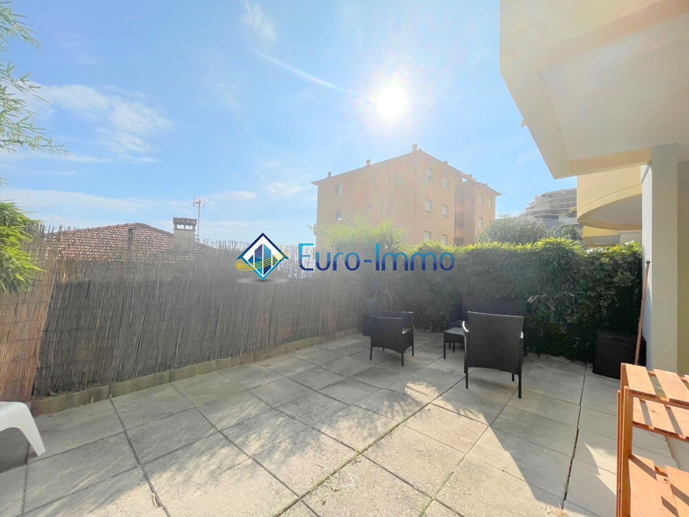 2 pièces vide de 35m2 + terrasse de 25m2 + garage fermé