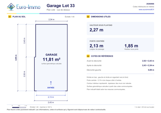  Parking / Garage à vendre 