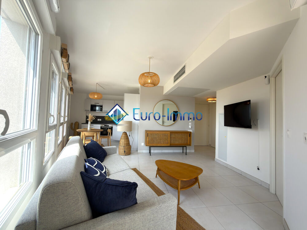 3 pièces meublé 56m2 + Terrasse + Garage en supplément