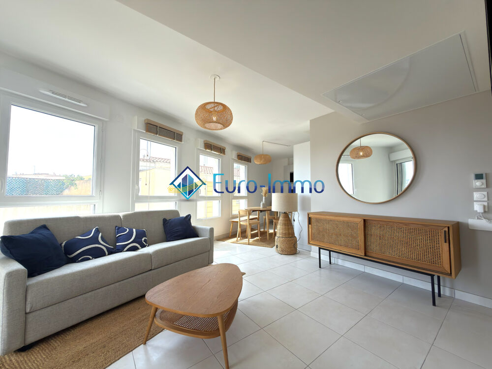 3 pièces meublé 56m2 + Terrasse + Garage en supplément