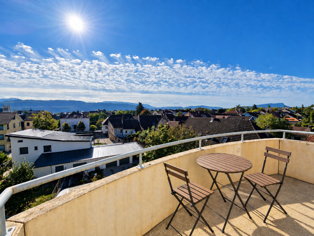 A vendre BELLEY T3 avec ascenseur, balcon et garage.