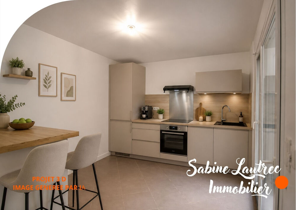 Maison de village entièrement rénovée 131 m2 - Cour intérieure DPE B