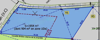  Terrain � vendre 1954 m�