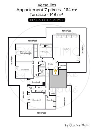  Appartement  vendre 7 pices 167 m
