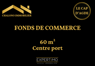   DEPT 34 - LE CAP D'AGDE - CENTRE PORT - SALON DE COIFFURE - FONDS DE COMMERCE Le cap d agde