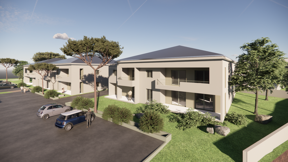 Vente Appartement Appartement neuf T3 70,70m2 - RDC - Double Terrasses et exposition - Résidence Girasole Poggio mezzana