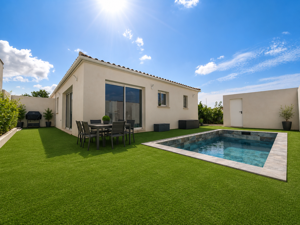 Villa T3 de plain pied de 85m2 avec piscine de 2026