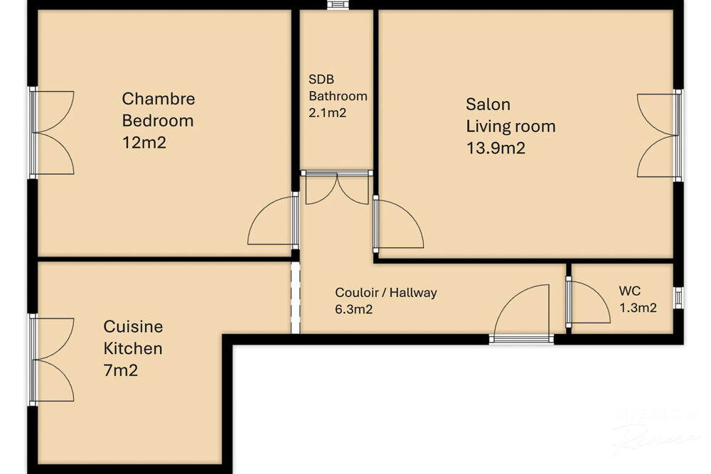 Vente Appartement Appartement 1 chambre rénové entre Palm Beach et Basse Californie Cannes