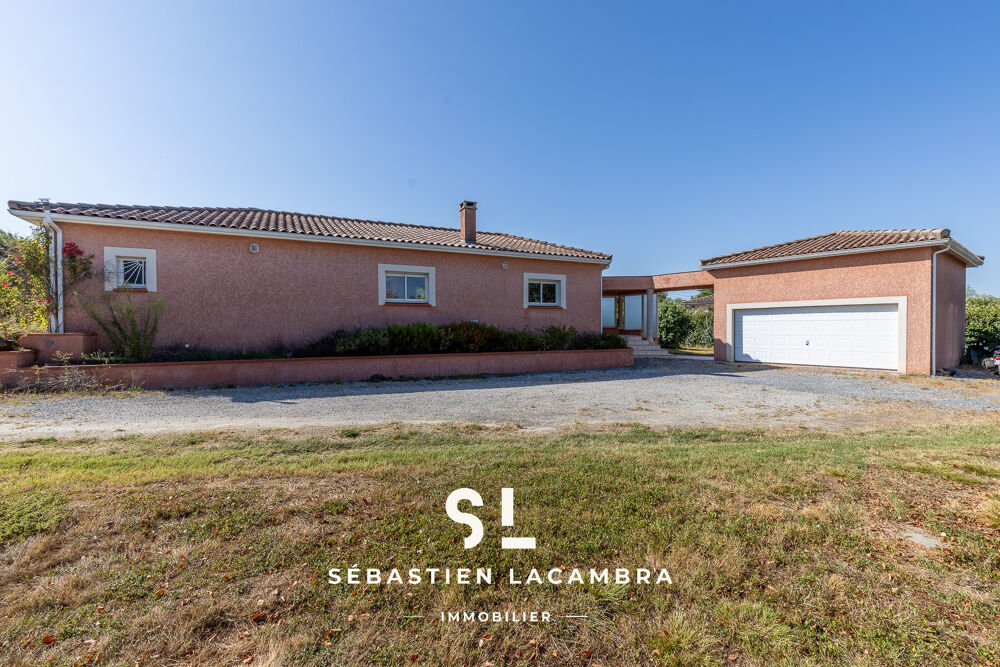 Vente Maison Maison de plain-pied avec piscine, 4 chambres et 3 008 m2 de terrain Lugan