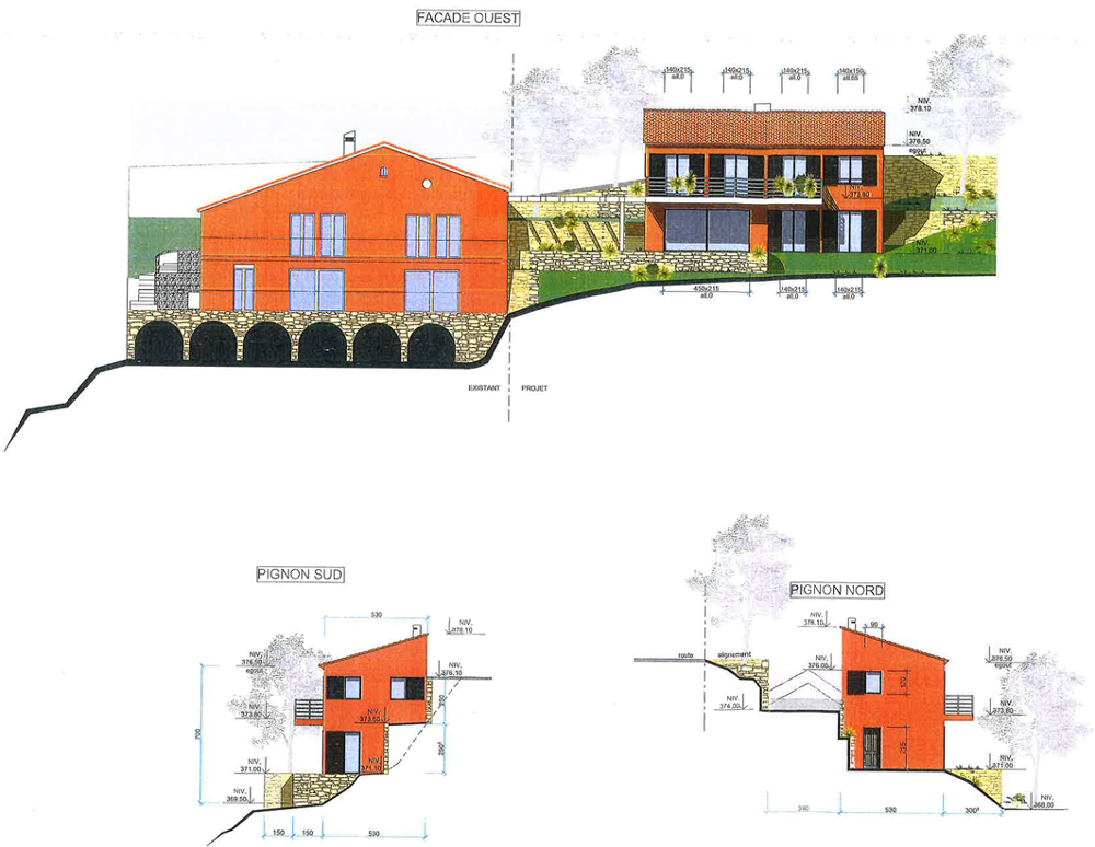 Vente Terrain SAINT BLAISE : TERRAIN EN POSITION DOMINANTE OFFRANT UNE SUPERBE VUE SUR LES MONTAGNES, EXPOSE OUEST St blaise