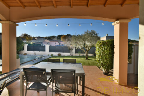   Maison contemporaine de plain-pied 5 pi�ces avec piscine Maison - 5 pi�ce(s) - 110 m�