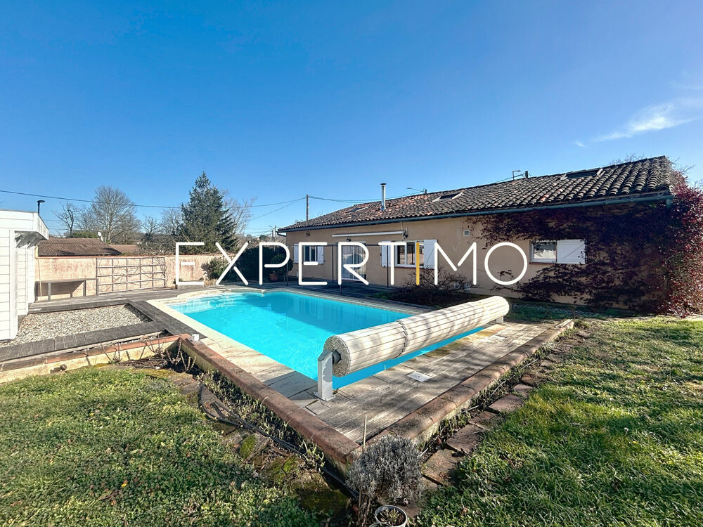 Vente Maison Ayguesvives, maison 8 pièces, 240 m2 env. avec piscine, garage attenant et dépendances sise sur une parcelle d Ayguesvives