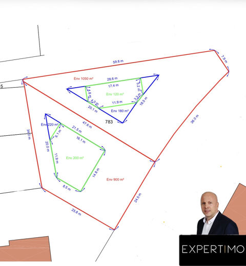   Terrain viabilisé  de 950m2  Zone d'activité Albasud Montauban 
