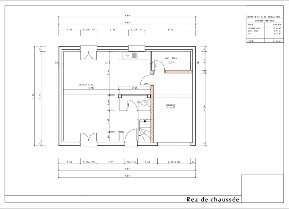 Vente Terrain LA NORVILLE - TERRAIN A BATIR - 263 M2 - VIABILIS� - PC ACCORD� - ENVIRONNEMENT PAVILLONNAIRE RECHERCH� La norville