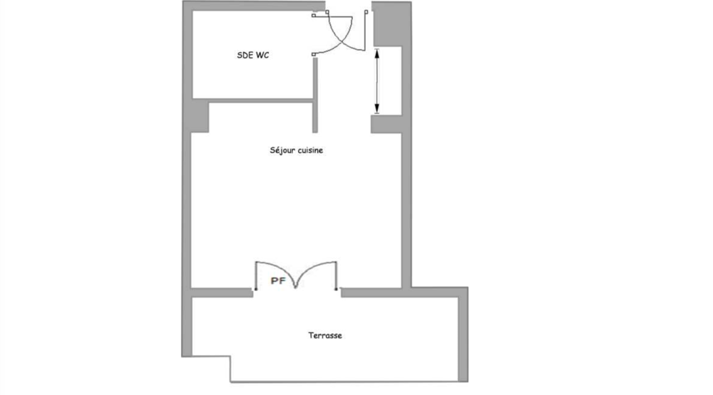Location Appartement Montpellier (34) STUDIO 28 m2 avec terrasse de 10 m2 Montpellier
