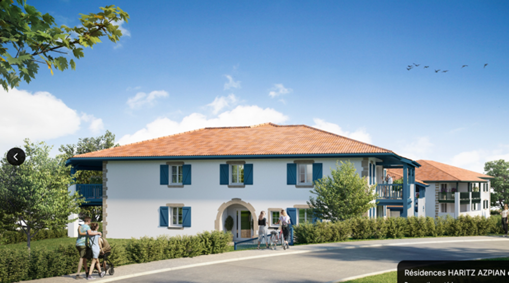 Programme neuf sur golf d' ARCANGUES- T3 avec terrasse et parkings