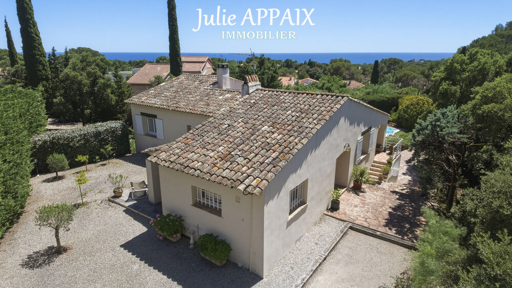 Vente Maison BOULOURIS, VILLA INDIVIDUELLE VUE MER AVEC PISCINE Boulouris