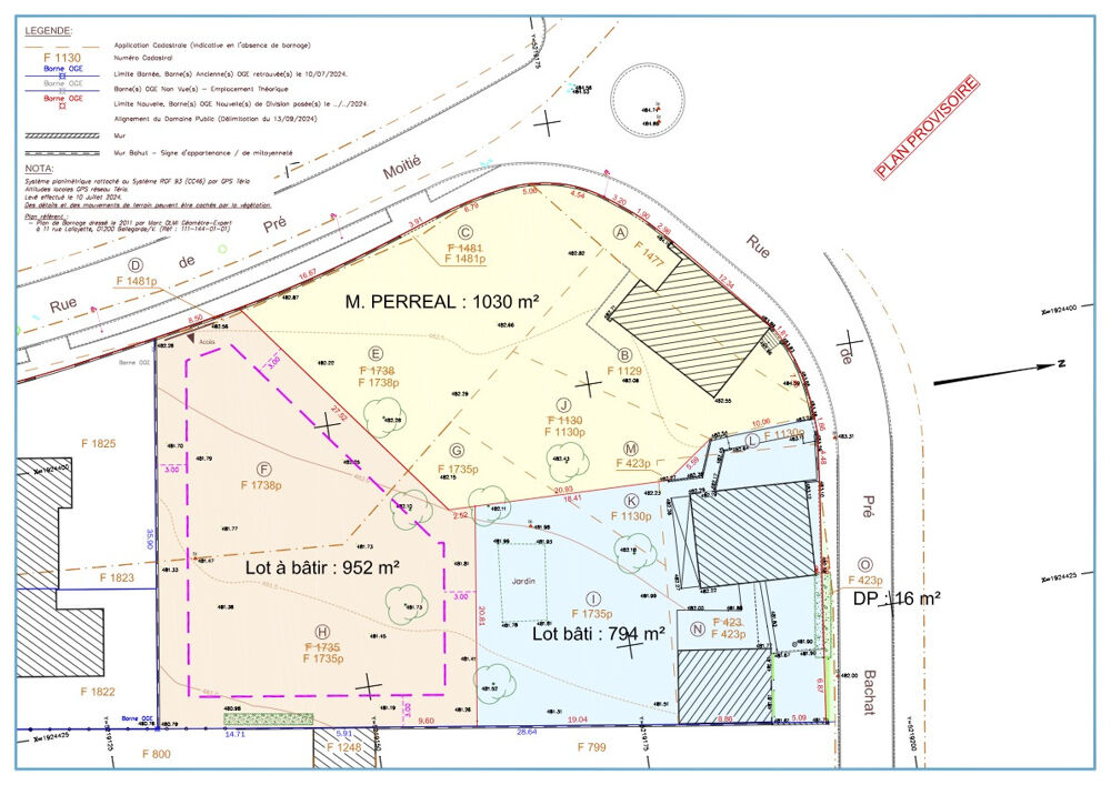Vente Terrain Parcelle Constructible 952 m2 Collonges
